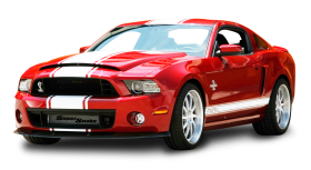 Red Ford Mustang Shelby GT500 Snake Car