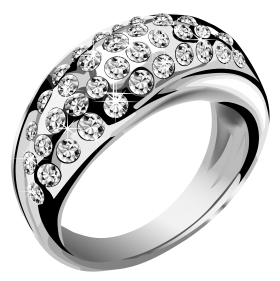 Silver Ring  With Diamond