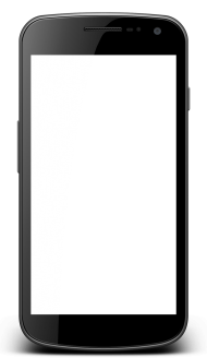 Smartphone with transparent screen