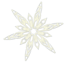 Freezing Snowflake White