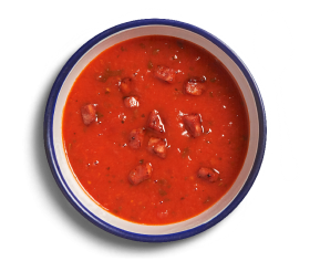 Tomato Soup with Flesh