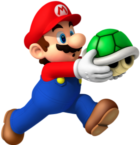 Super Mario With Shell