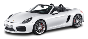 White Porsche Boxster Spyder Car