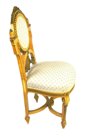 Wooden Chair Golden