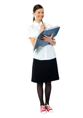Young Girl Student