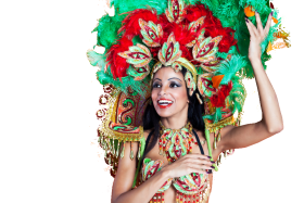 South American Carneval Dancer