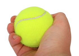 Tennis Ball in Hand
